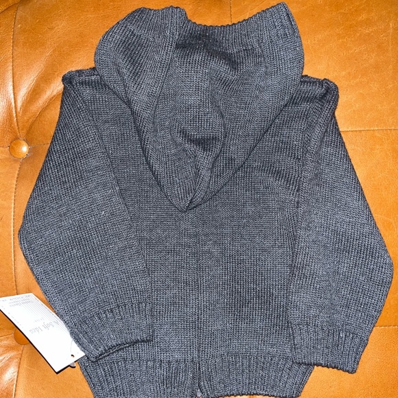 A Soft Idea Hooded Cable Sweater - 12M - Picture 4 of 6